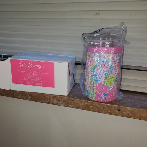 NIB Lilly Pulitzer Flock Full Of Fun Insulated Cup - Picture 6 of 7